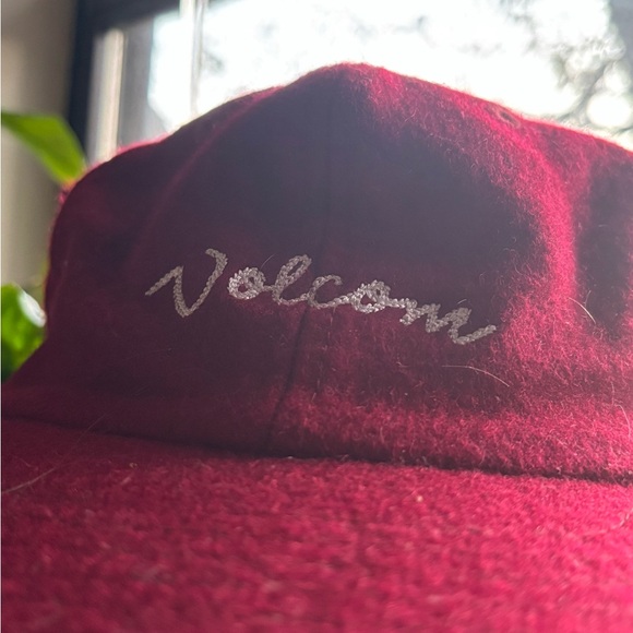 Volcom Maroon Wool Cap - Picture 2 of 5